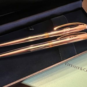 Tiffany / CHARGERS Personalized Pen & Pencil Set with etched Chargers logo.
